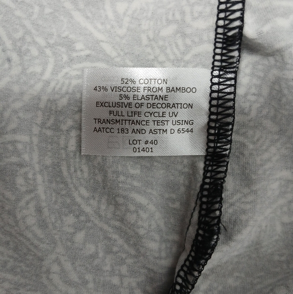 Coolibar Oceanside Tunic Sun Protection 3/4 Sleeve Dress .Size S - Picture 6 of 7